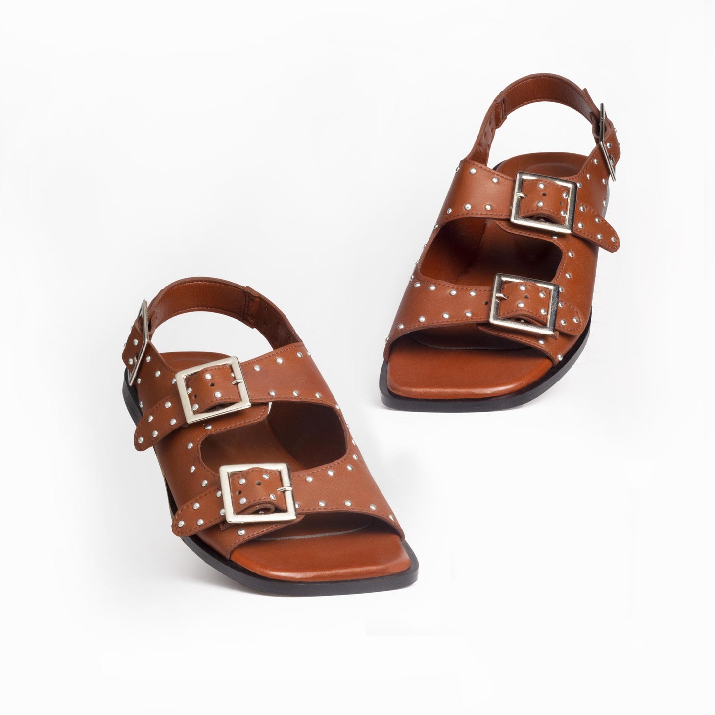 SANDALIAS VICKY CARAMELO