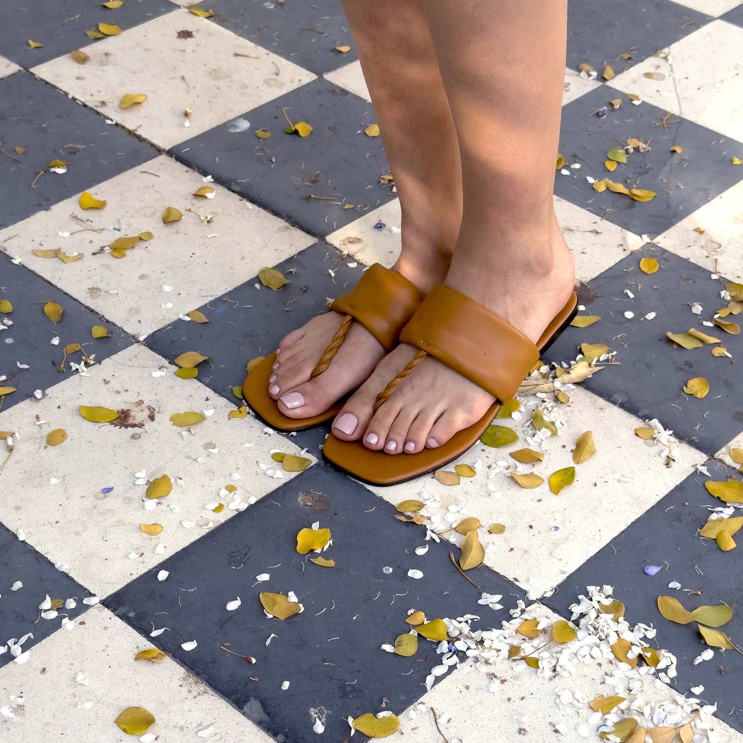 SANDALIAS SARY- ÁMBAR