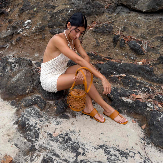 SANDALIAS SARY- ÁMBAR