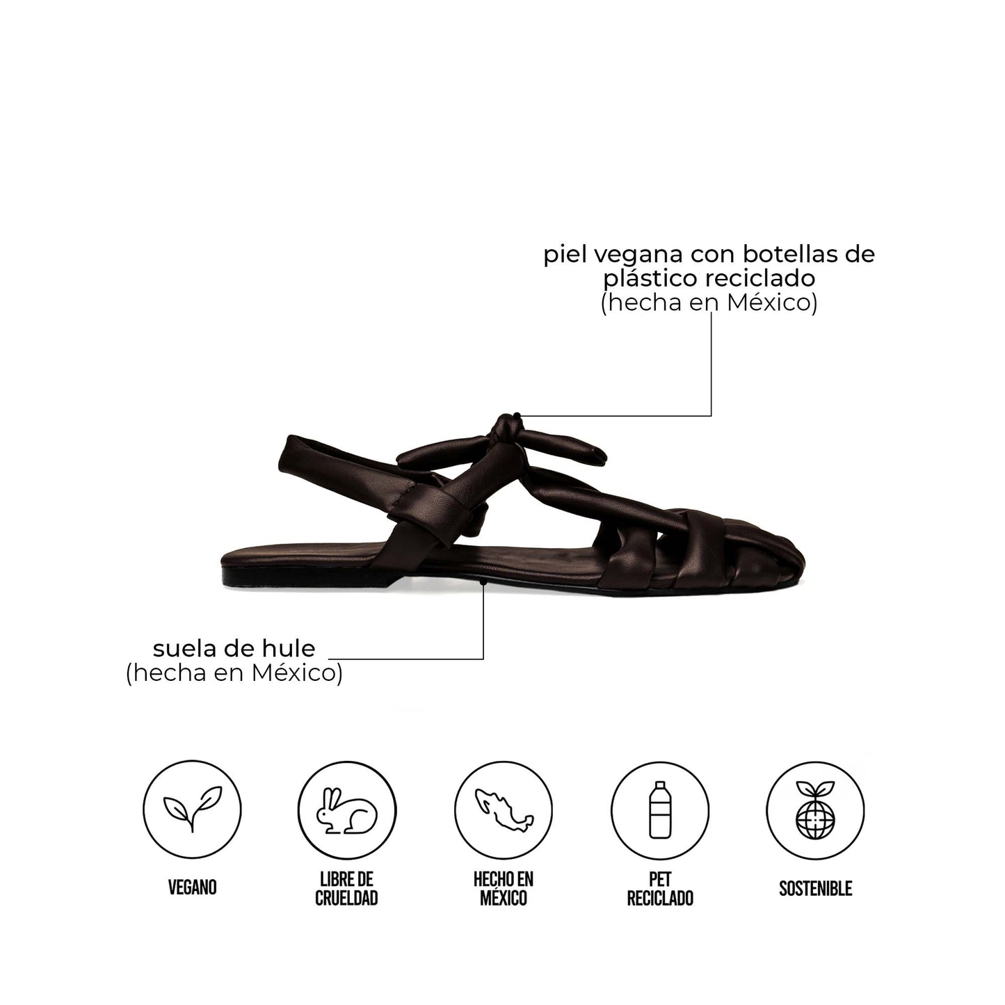 SANDALIAS FABY- CHOCOLATE