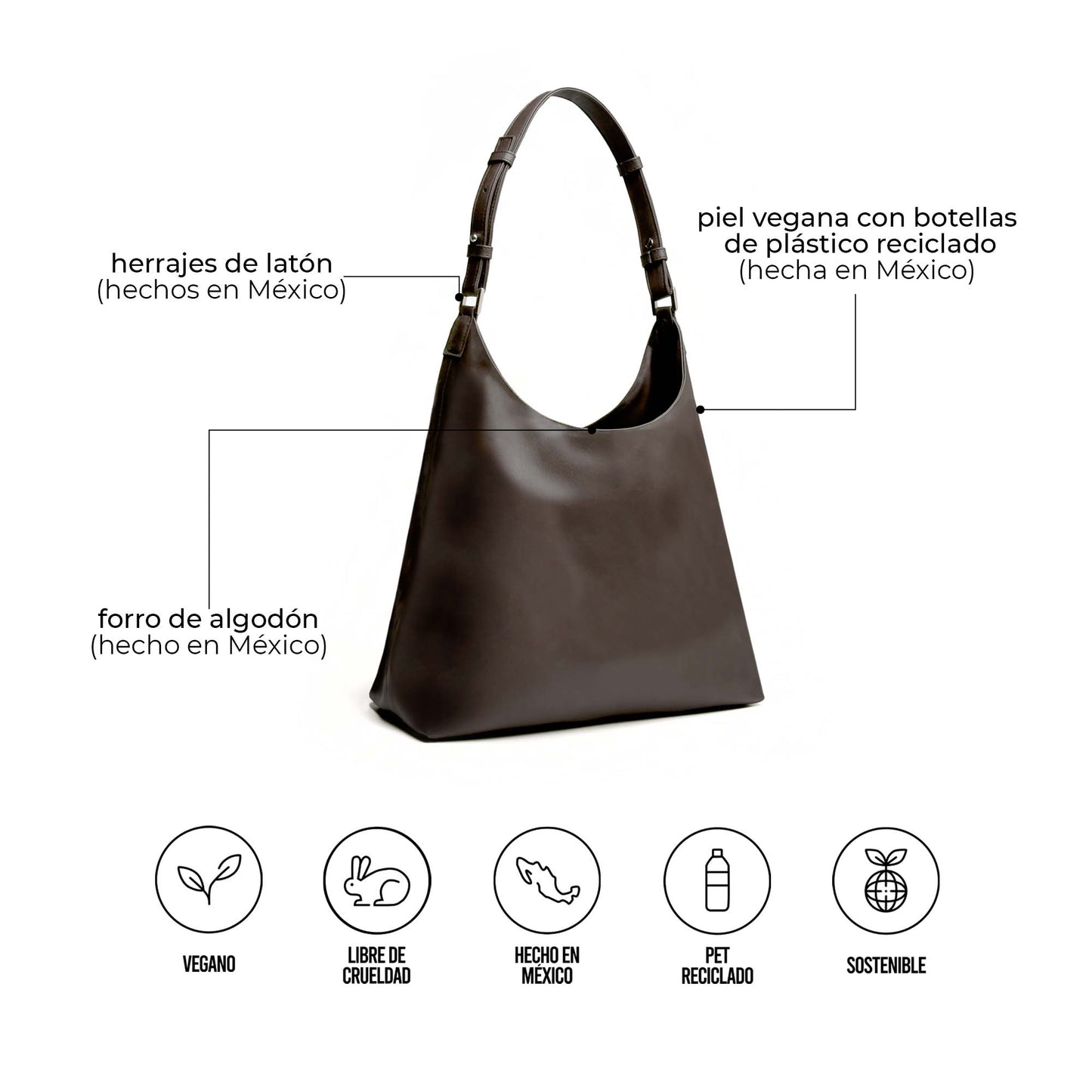 LARGE TITI BAG- CHOCOLATE